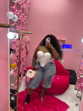 Washed Cargo Denim JORTS